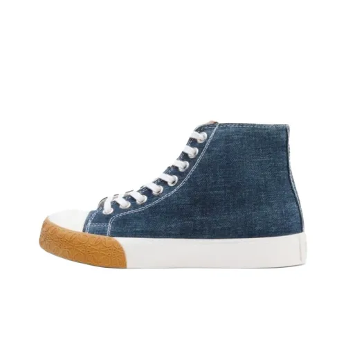 LOEWE Кеды High Top Blue Men's
