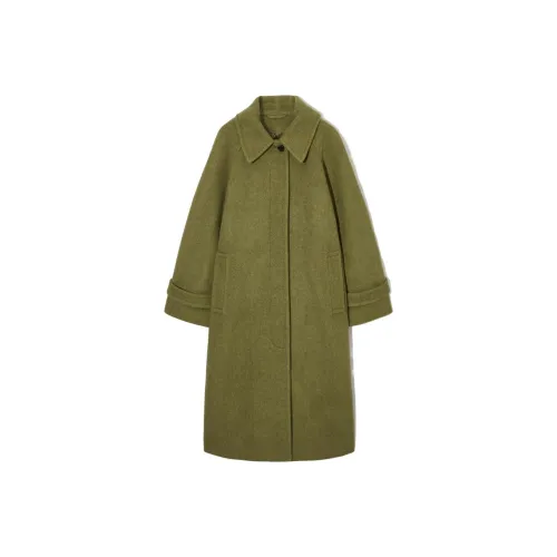 COS Зеленое Женское Пальто