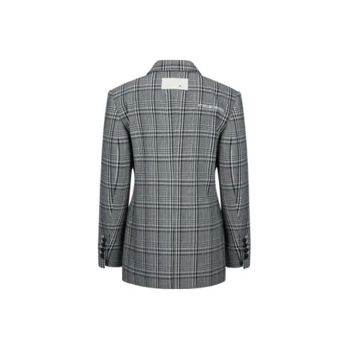 EVISU Костюм Куртка Женская Клетка Синяя