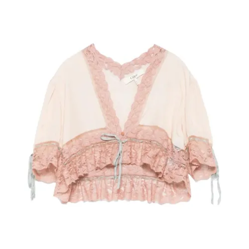 Chloé Розовые Женские Рубашки