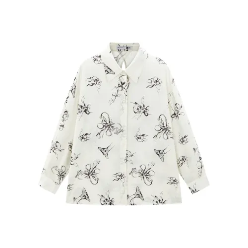 PEACEBIRD Бежевые Женские Рубашки