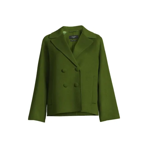 WEEKEND MaxMara Бизнес-костюм Пальто Женское Зеленое