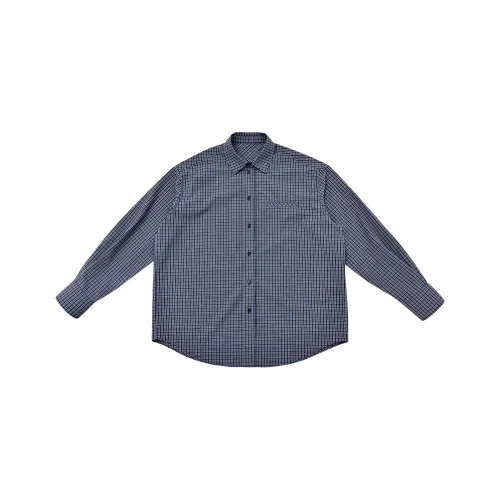 SINBOS Рубашка Женская Haze Синий Клетка