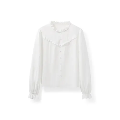 LUYOUYE Белые Женские Рубашки