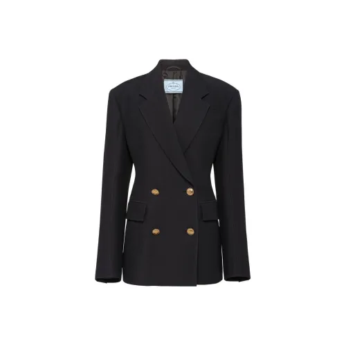 PRADA Бизнес-костюм Пальто Женское Черное