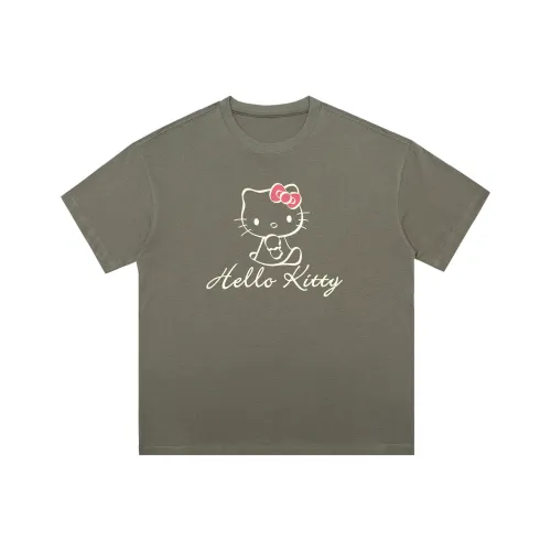 Санрио x HelloKitty Хелло Китти T-рубашка унисекс