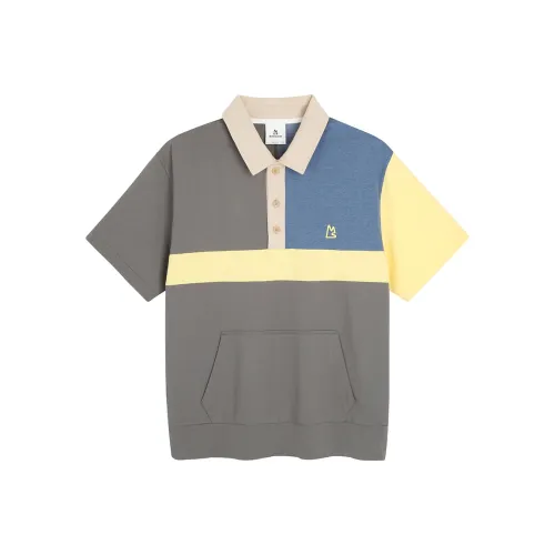 Magn Lens Серый Мужская T-Рубашка