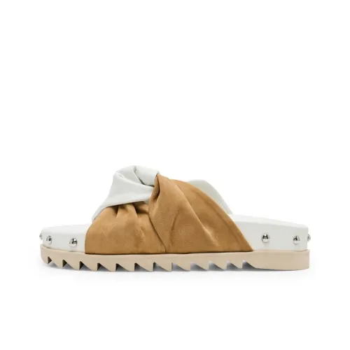 Lost In Echo Износостойкие противоскользящие устойчивые к запахам Слипоны Женские Белые Коричневые