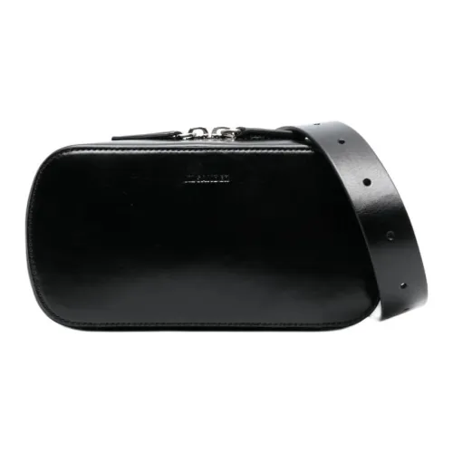 JIL SANDER Телячья кожа Бананка Стандартный Мужской Черный