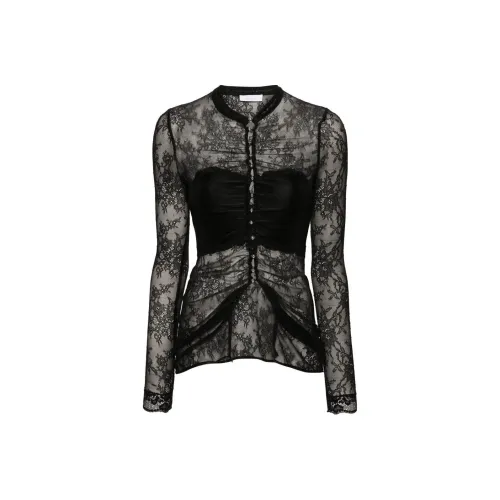 Paco Rabanne SS24 Рубашка Женская Черная