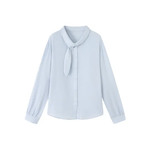 SHIRAN Рубашка Женская Тихий Синий