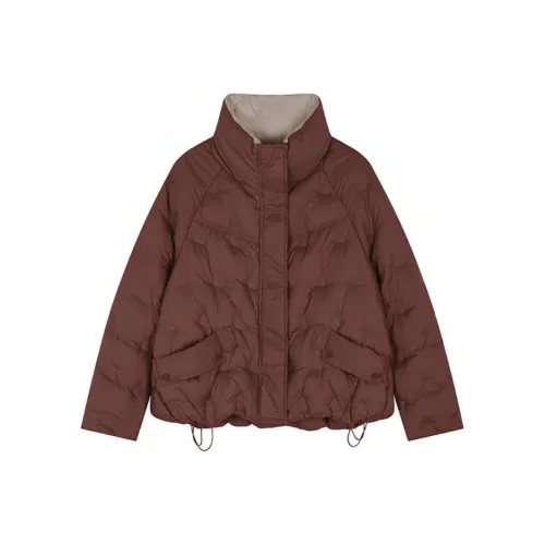 IHIMI Пуховик Женские Вино Красный