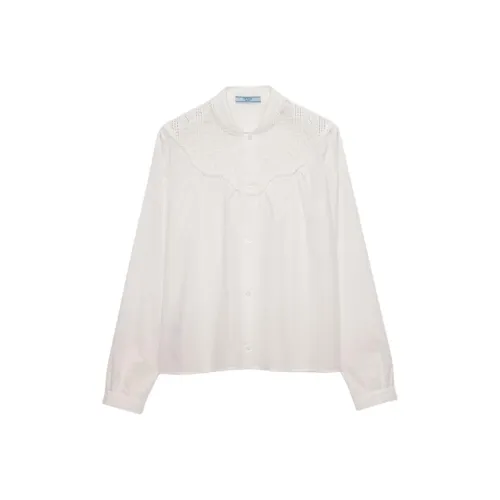 PRADA Белые Женские Рубашки