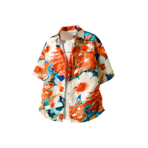 BEAR UNION Красный Унисекс Рубашки