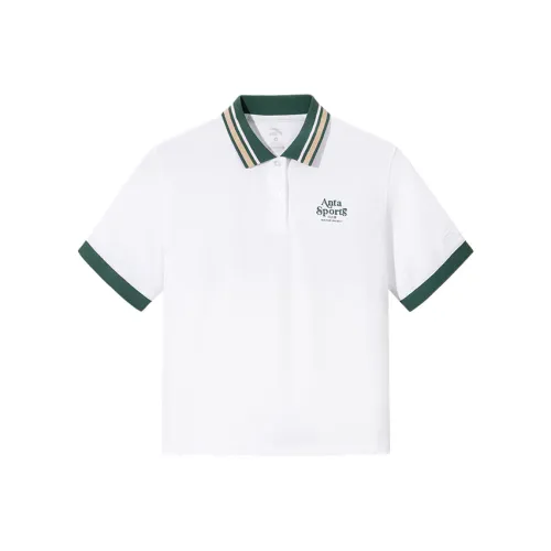 ANTA Life Collection Поло Женское Снежно-Белый