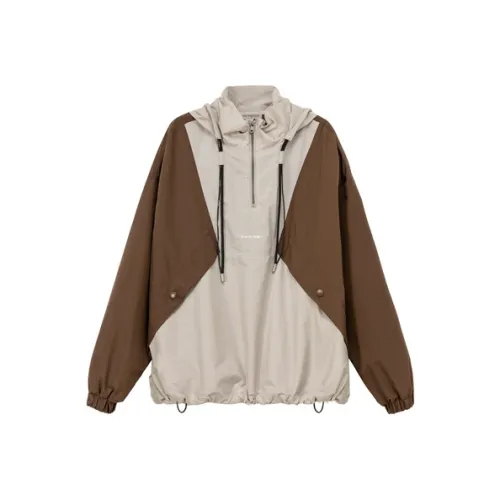 NO ONE ELSE Куртки Пальто Унисекс Светлый Кофейный