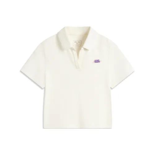 LINING Sports Life Collection Сливочный Женские Поло