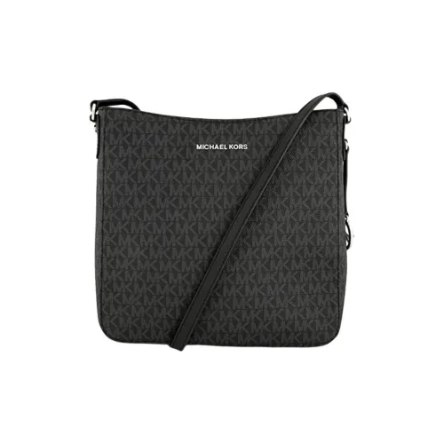 MICHAEL KORS Jet Set Travel Twill Покрытие Сумка через плечо Большая Женская Черная