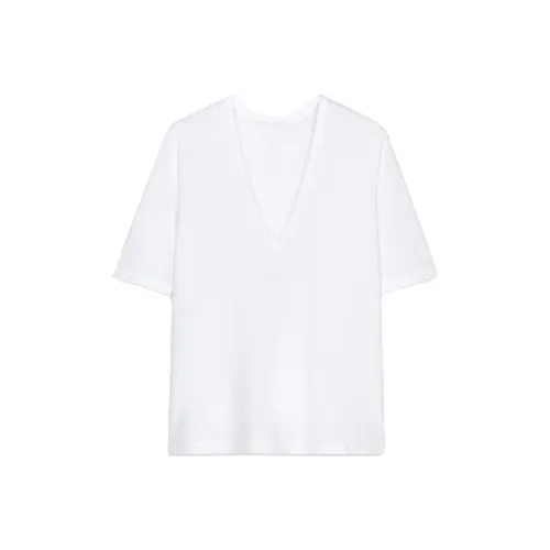 ZARA Белые Женские Футболки
