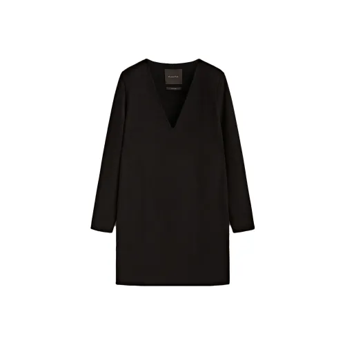Massimo Dutti Черное Женское Пальто