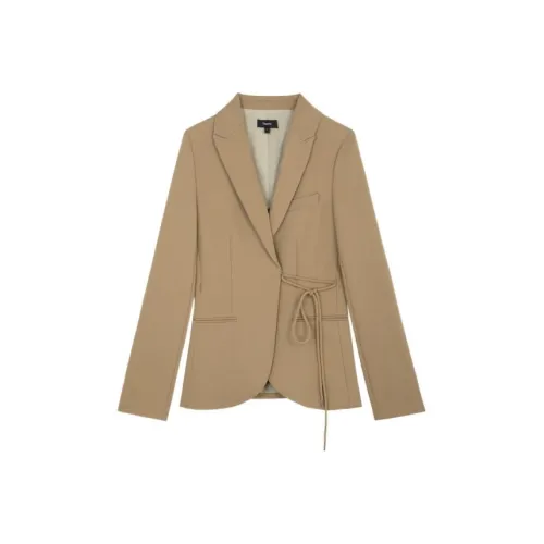 Theory Верблюжий Женские Офисные костюмы
