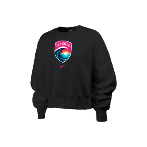 Nike San Diego Wave FC Phoenix Fleece Sweatshirt Women's Black