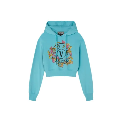 VERSACE Толстовка Женская Синяя