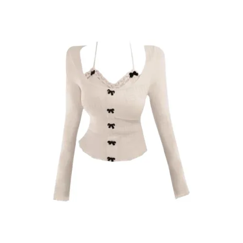 PAIN OR PLEASURE Трикотаж Женский Экрю