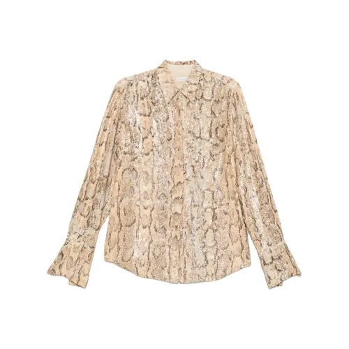 DRIES VAN NOTEN Рубашка Женская Бежевая