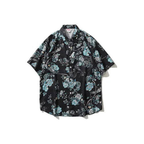 BEAR UNION Черная унисекс рубашка