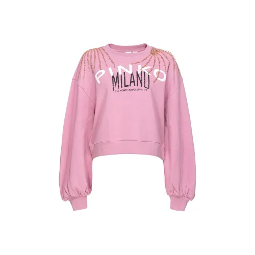PINKO Розовые Женские Свитшоты
