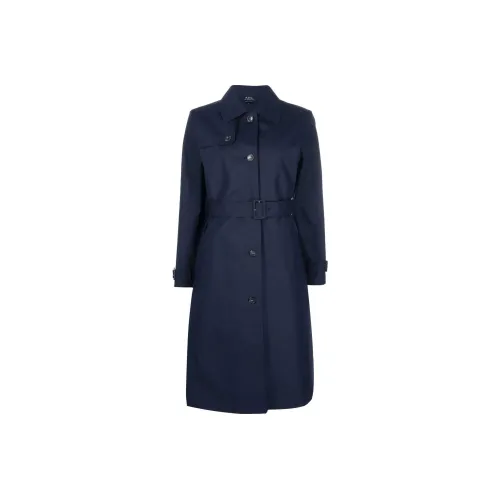 A.P.C Blue Женское Пальто