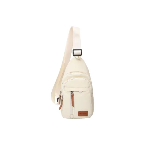 Single Warehouse Нейлон Sling Bag Standard Unisex White Black Khaki Green