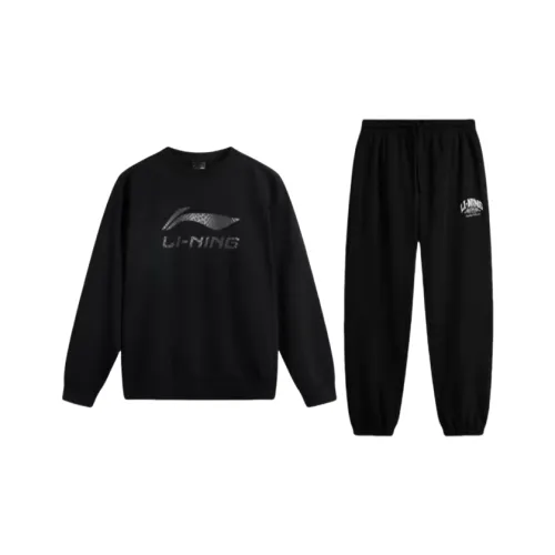 LINING Повседневная спортивная одежда Унисекс Черный