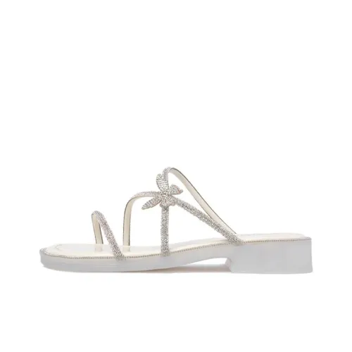 JOSINY противоскользящие устойчивые к истиранию слипоны женские серебряные