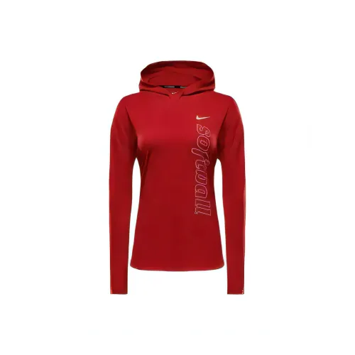 Nike Dri Fit Толстовка Женская Красная