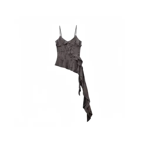 MOUT RECON TAILOR Топ на бретелях Женский Темно-серый