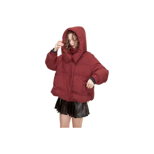 ELF SACK Винтажный красный Женские пуховики