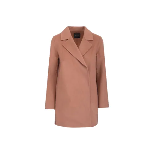 Theory Розовое Женское Пальто