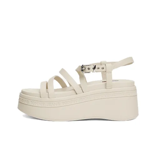 Tommy Hilfiger One Ремень Сандалии 6,5 см Женские Бежевые