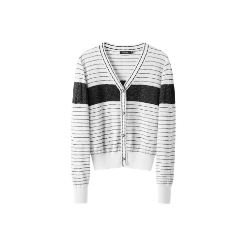 Yan Domain Трикотаж Женский Черный Белый Полосы