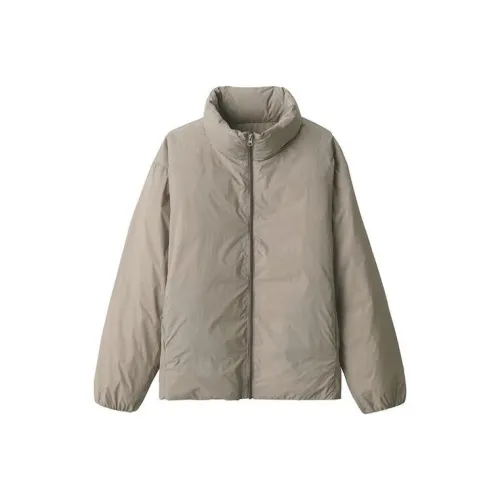 MUJI Пуховик Женский Светло-Коричневый