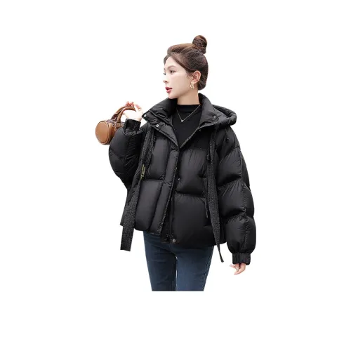 Cypress House Пуховик Женские Черный