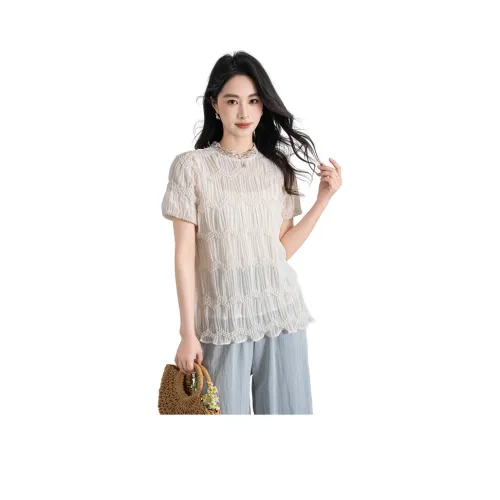 XIAFANNI Бежевые Женские Рубашки