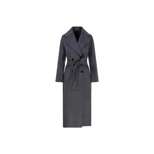'S MAX MARA Серое Женское Пальто