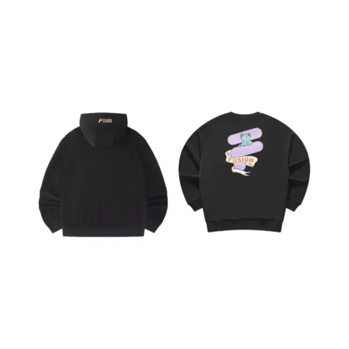 FILA FUSION Повседневная спортивная одежда Унисекс Черный