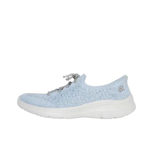 Martha Stewart x Skechers Дышащий Низкий Топ Повседневная Обувь Женская Синяя