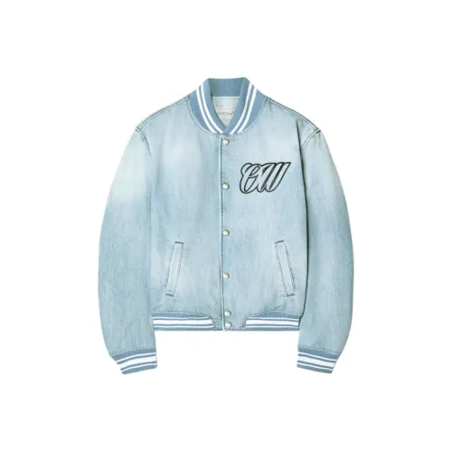 Off Белый Синий Женский Куртка