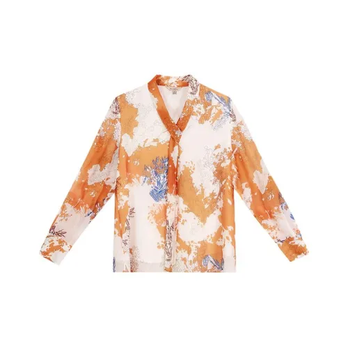 BBLLUUEE Рубашка Женские Ri MU Оранжевый