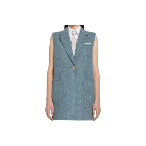 THOM BROWNE Темно-синий Женские офисные костюмы